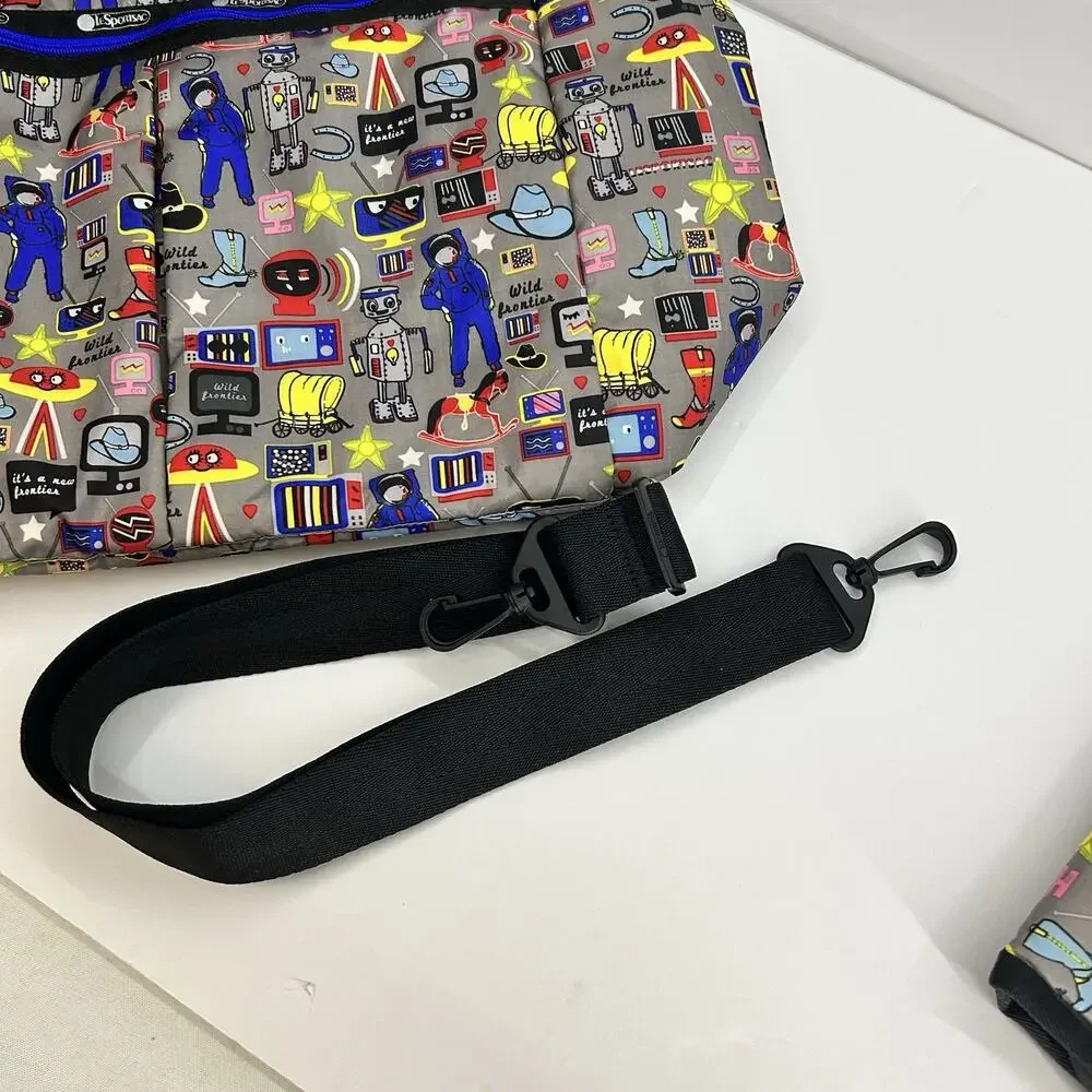 LeSportsac Ryan Baby Tote Diaper Bag Buckaroo HTF Rare With Changing Pad